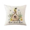 Easter Pillow Print Pillowcase Cartoon Rabbit Print Square Pillowcase Sofa Cushion Pillow