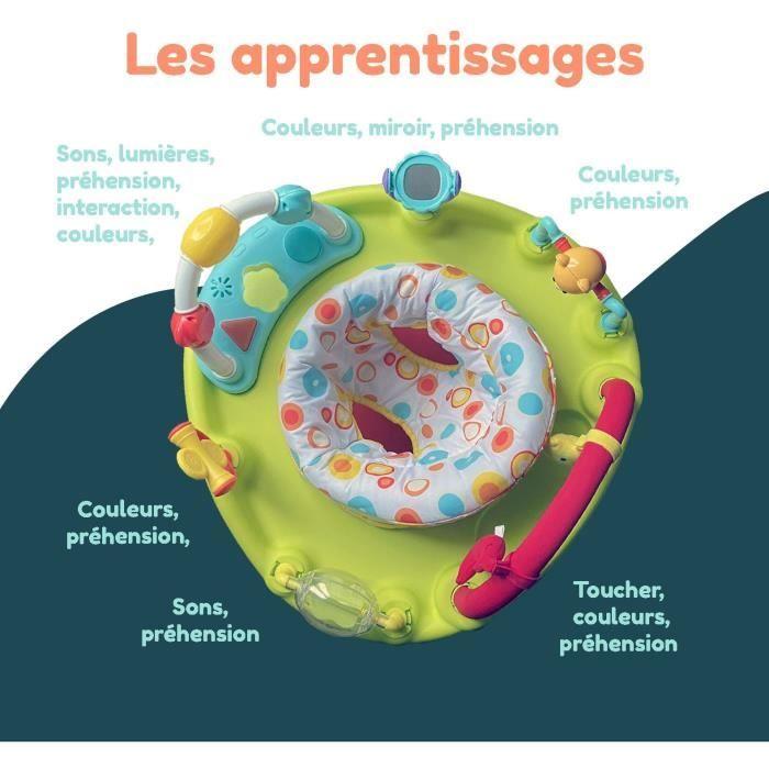 Base d'activités - BAMBISOL - 3 hauteurs d'assise - Activités ludiques - Multicouleurs