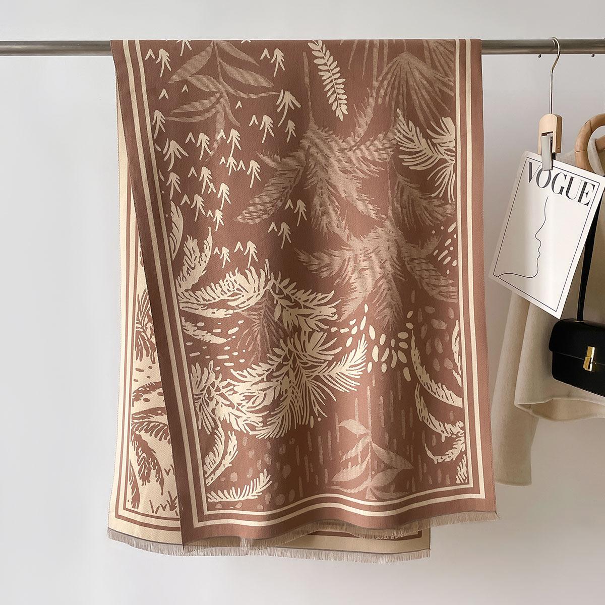 

Fashion Luxury Women Winter Scarf Warm Soft Imitation Cashmere Shawls Outdoor Travel Blanket Pashmina Wraps 65x185cm