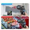 TH104 Infrared Handheld Temperature Gun -50~550℃ IR Laser Sensor Thermometer Thermal Imager VA Screen Meter Pyrometer Tool