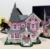 Limited-Time Offer Ghost Mother Figurine Pink Palace Building Block Puzzle Toy - Special Birthday Gift for Girls