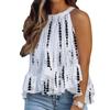 Sexy One-Shoulder Shirt Woman Loose round Neck Sexy off-Shoulder Sleeveless Shirt Tops