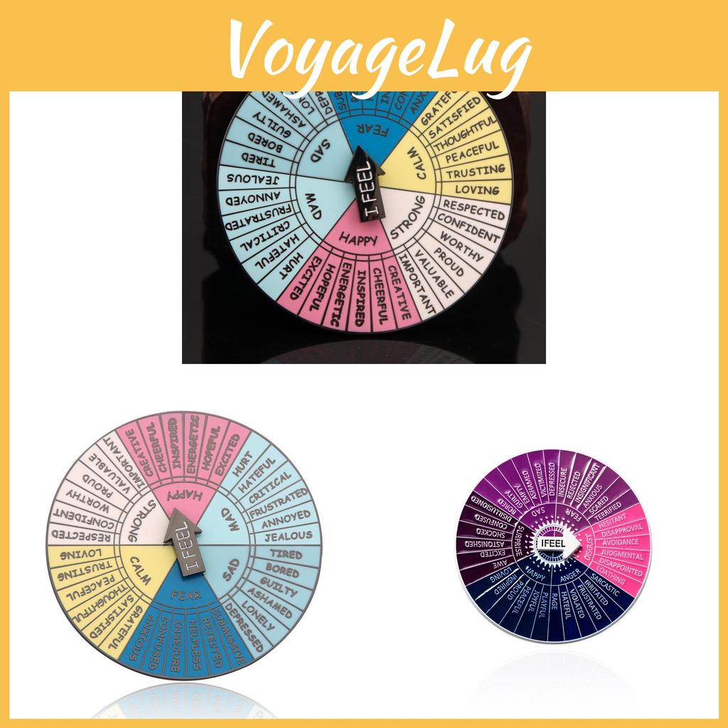 I Feel Emotional Rotation Badge With Alloy Material For Men And Women