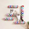 Poteau à Griffer pour Chat à Haute Adhésion Jouet pour Animaux pour l'Affûtage des Griffes d'Intérieur des Chats Meubles de Jeu Protection Planche à Gratter