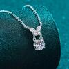 Delong S925 Sterling Silver Moissanite Butterfly Pendant Necklace for Women - Exquisite, Sweet, and Versatile Everyday Style