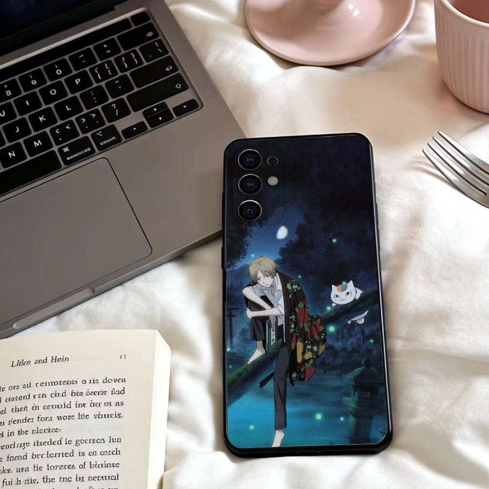 Anime S-Sensei Natsume  Phone Case For Samsung S25,24,23,22,30,21,10,9,Ultra,Plus,Lite,FE,4,5 G Soft Black Case