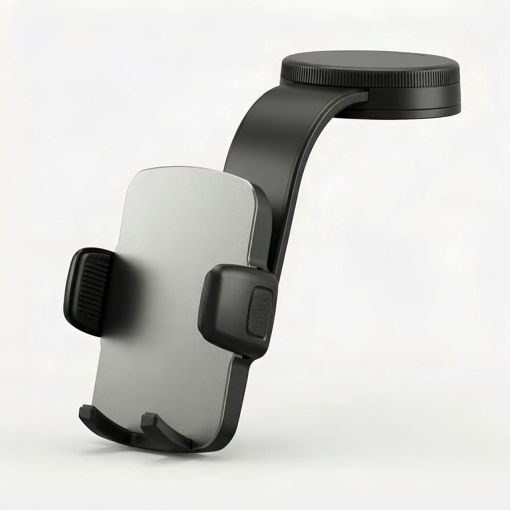 Foldable Rotatable Nano Suction Car Phone Holder - Waterfall Style for Dashboard & Console