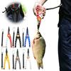 Fishing Gear Accessories Aluminum Pliers, Saltwater Resistant Surf Tackle Tool, Braided Split Ring Pliers Line Cutter And Opener for Outdoor
