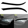 2 stücke Auto Front Scheinwerfer Augenlid Augenbraue Trim Klavier Schwarz Kopf Lampe Dekorative Abdeckung Aufkleber Für Ford Focus 2005 2006 2007 2008