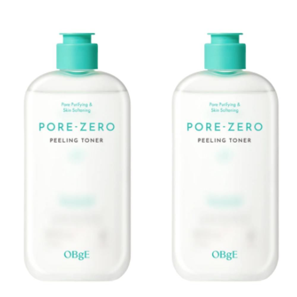 OBGE Pore Zero Peeling Toner 310ml Duo Set (2 Items) | Men s Exfoliating & Pore Minimizing Toner