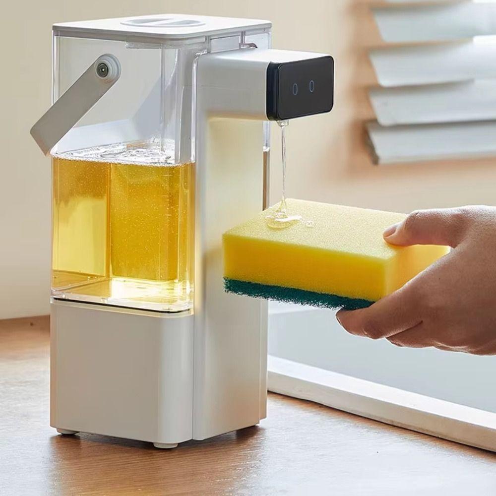 Désinfectant pour mains électrique intelligent de 800 ml, distributeur mural à détection automatique, Lavage de vaisselle