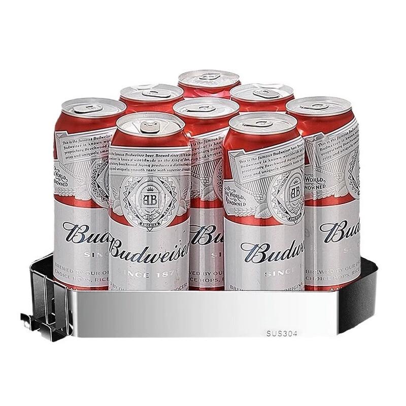 MDNG No-Drill Brushed Bathroom Corner Shelf