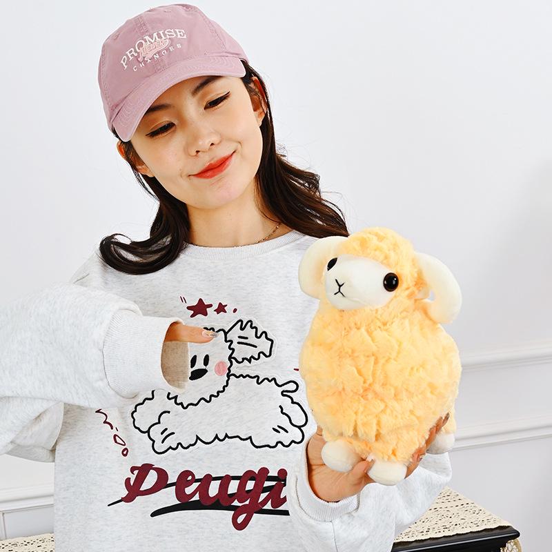 Little Lamb Plush Toy: Claw Machine Doll, Goat Pillow, Toss Gift