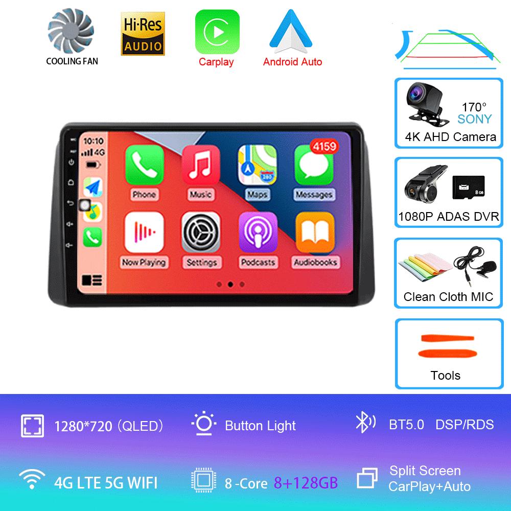 For Chrysler Town&Country 2011-2016 2 Din Android 14 Car Radio Video Player GPS Multimedia Stereo Head Unit Bluetooth5.0