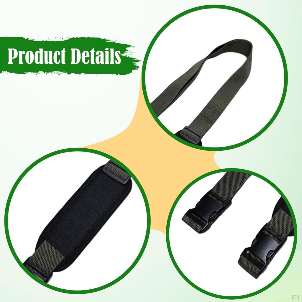 Regulowany pasek do noszenia krzesła plażowego, składany pasek na ramię na kemping, backpacking, piknik