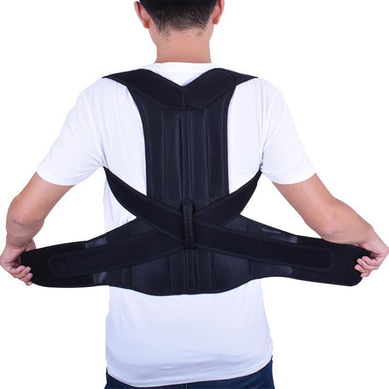 

Alloy Support Shoulder Orthopedic Corset Scoliosis Clavicle Spine Pain Upper Back Brace Posture Correction Belt For Men Women XXL