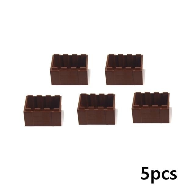 Stadt Lebensmittel Bausteine Küchenzubehör Hamburger Pizza Pommes Kuchen Schokolade Kekse MOC Steine Spielzeugkorb Teile LEDUO