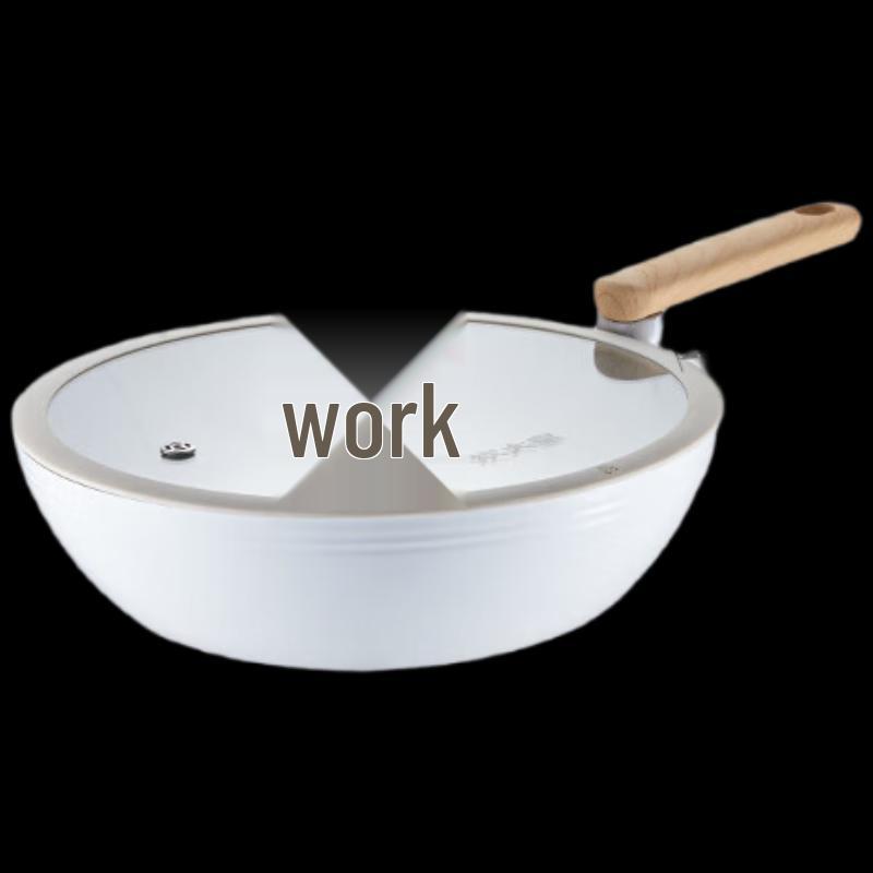 

Chui Da Huang Milk Candy Series 30cm Non-stick Wok