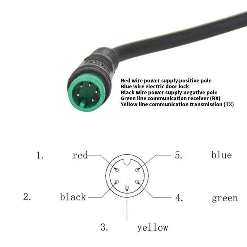 Electric Bike LCD Display, 24V/36V/48V Watertight Bicycles LCD Display Meter Display Control Panel for Electric Scooter