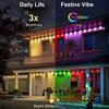 50FT/100FT/150FT/200FT/300FT Permanent Outdoor Lights Waterproof RGB String Lights DIY Scene Christmas Birthday Holiday Party