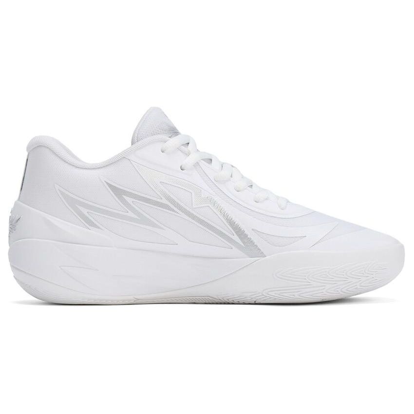Puma MB.02 Lo Triple White Men Sneakers Silver 379419-01