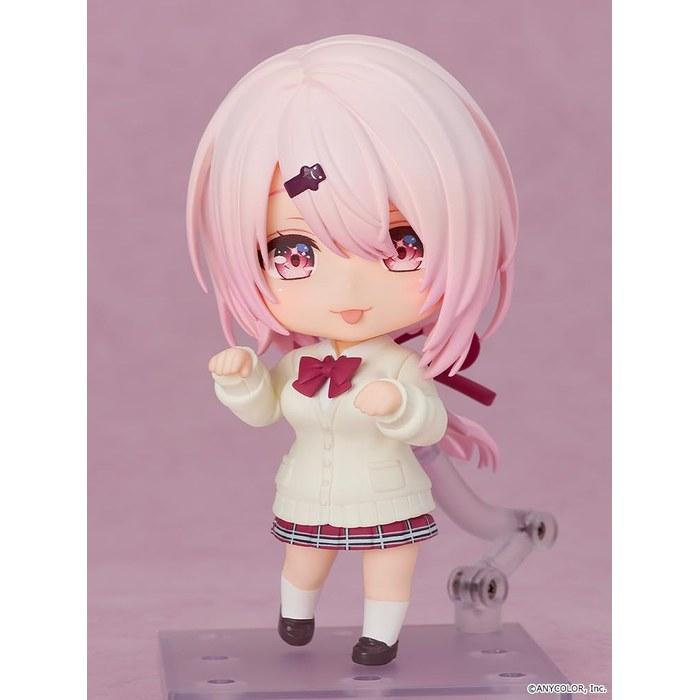 GOOD SMILE COMPANY Nendoroid Nijisanji Shiina Yuika 1/8 Scale Figure, Pink & Blue, 4 inch