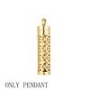 Stainless Steel Aromatherapy Essential Oil Diffuser Pendant Necklace