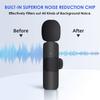 K9 Wireless Collar Microphone Set with K8 Dual Converter & K1 Sponge Cover.
