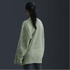 Nike Phoenix Cozy Bouclé Cardigan Loose Long Sleeve Knit Sweater Women Tops Horizon-Green FZ1712370