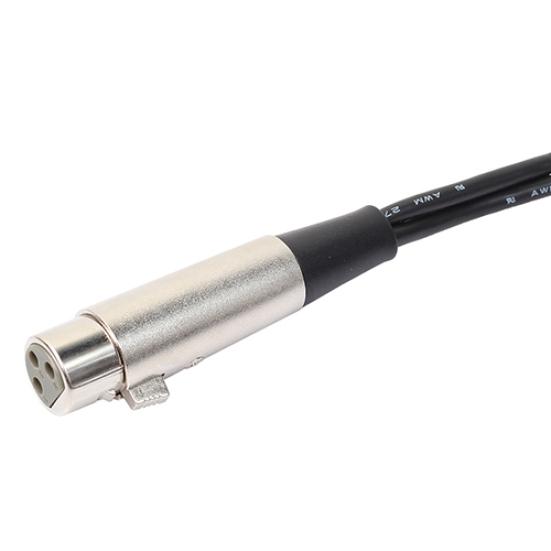 3-Pin XLR Female XLR Male Y to Dual Splitter Audio Cable Adapter