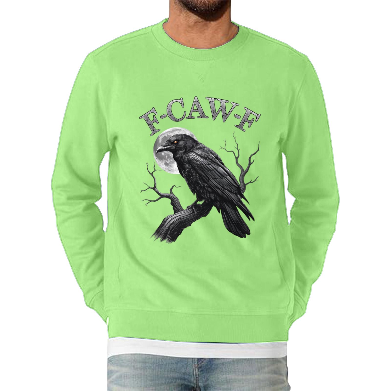 

Мужская мода повседневный принт с коротким рукавом круглый вырез пуловер топы M