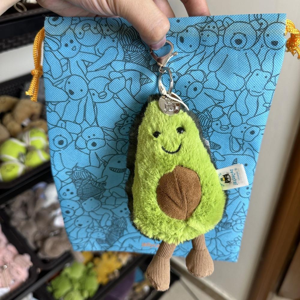 Zábavný želé plochý náhradní přívěsek croissantová koule klíčenka taška dekorativní plyšová hračka dárek