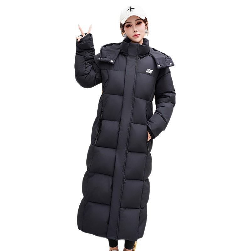 

Длинная хлопковая утолщенная куртка с подкладкой Зимняя Новая Популярная куртка с подкладкой XL чёрный