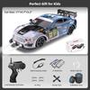 Remote Control Car 1/16 2.4GHz 4WD RC Drift Car, Rechargeable 18KM/H+ High Speed RC Cars Racing Car with Spray, Cool Lights