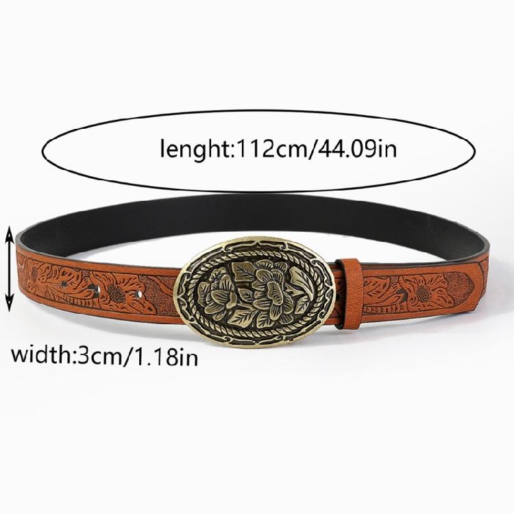 Girl Belt Cowgirl Embossed Waist Belt Rock and Roll Punk for Jeans Dress