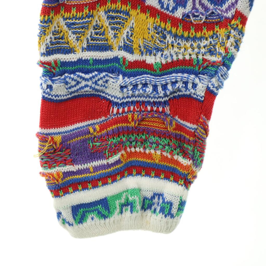 COOGI 90s Australian made Old Long sleeve 3D knit cardigan S Multi Men's Used