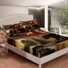 Animal Deer Bear Pattern Sheet Four-Piece Bedding Set Bedroom Dormitory Bedding Decoration