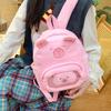 Capybara Jun cute Kapibara perspective fluffy shoulder bag cartoon versatile girl heart student small schoolbag