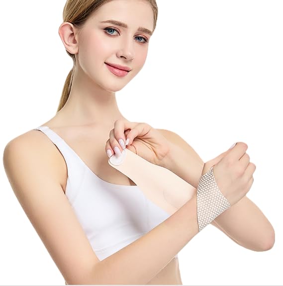 Wrist Wrist Compression Design with Thumb Base Arm Support for Tendonitis and Wrist Arm Injury and Other Sports Support, Protector, Single-Piece
