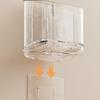 Drainage Bathroom Grid Storage Rack Punch Free Toothbrush Storage Shelves  Bathroom Organizer