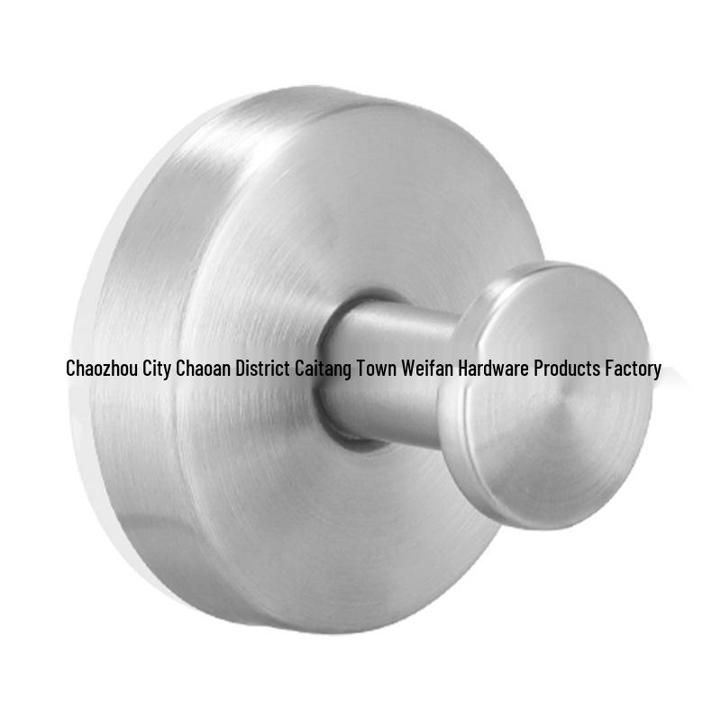 Stainless Steel Suction Cup Hook - Traceless, Hole-Free for Kitchen, Bathroom, Towels, and Clothes