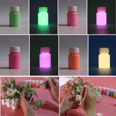 20g Glow In Dark Powder Fluorescent Nail Pigment Painting Body Art Party Decor