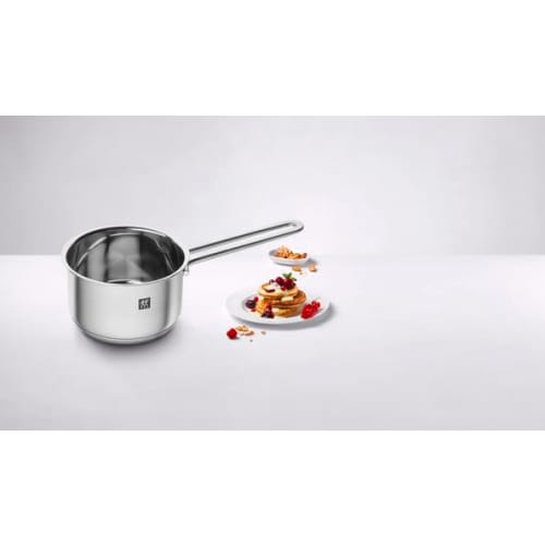 ZWILLING Pico Saucepan, 14cm, 1L, Stainless Steel, Single-Handled Pot, Induction Compatible, Ideal for Single-Hand Cooking, Officially Sold In Japan,
