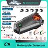 Bluetooth 5.3 Motorcycle Intercom 600M Range Voice Assistant Helmet Headset
