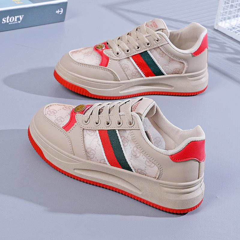 Summer new mesh shoes ins comfortable platform student breathable sports and leisure shoes P