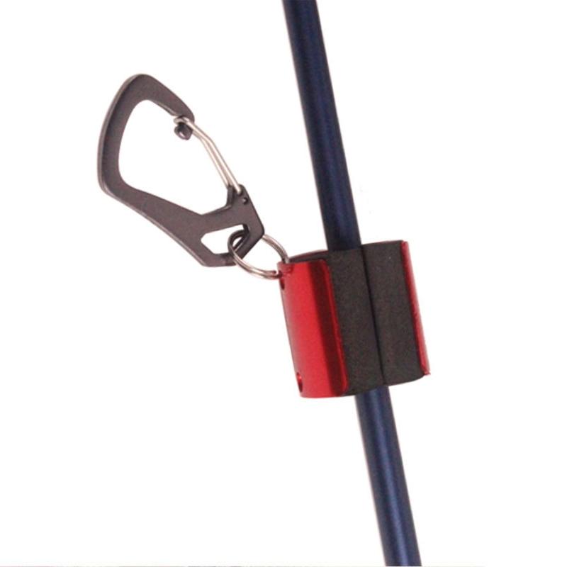 Fishing Rod Holder Portable Fishing Rod Clip with Keychain Rod Assistant Tools