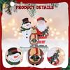 Christmas Yard Sign Decoration Ornament Reindeer Santa Snowman Garden Stake for