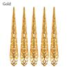 5Pcs Fashion Belly Dance Peacock Dance False Nail False Nail Finger Jewelry Dance Prop