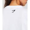 Gymshark Bloque Camiseta Oversize blanca B6a3z Wb86