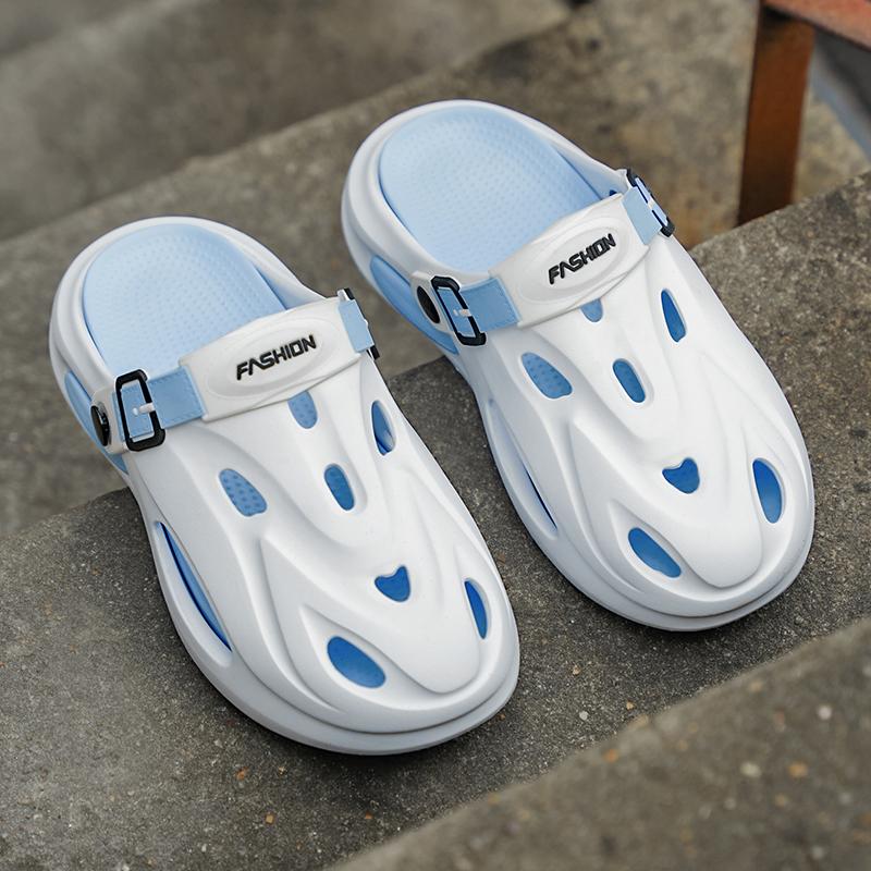 Mens And Women'S New Summertime Breathable Flip-Flops Couple'S Thick-Soled Anti-Skid Beach Footwear Sandal Shoes